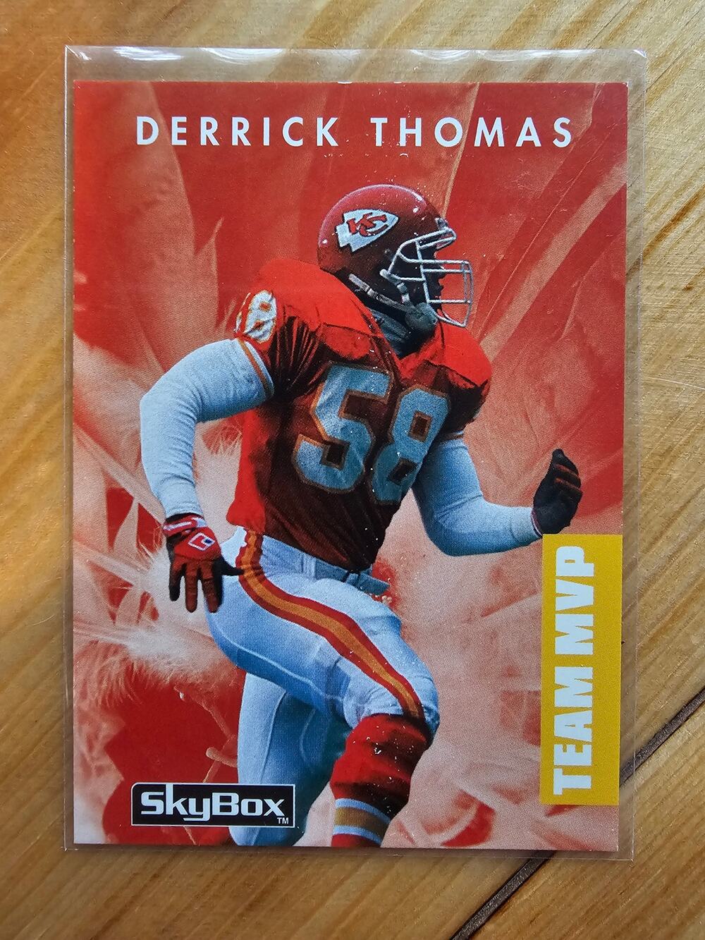 Derrick Thomas 1992 Skybox Primetime #307 - Kansas City MVP - NFL - Fresh Pull